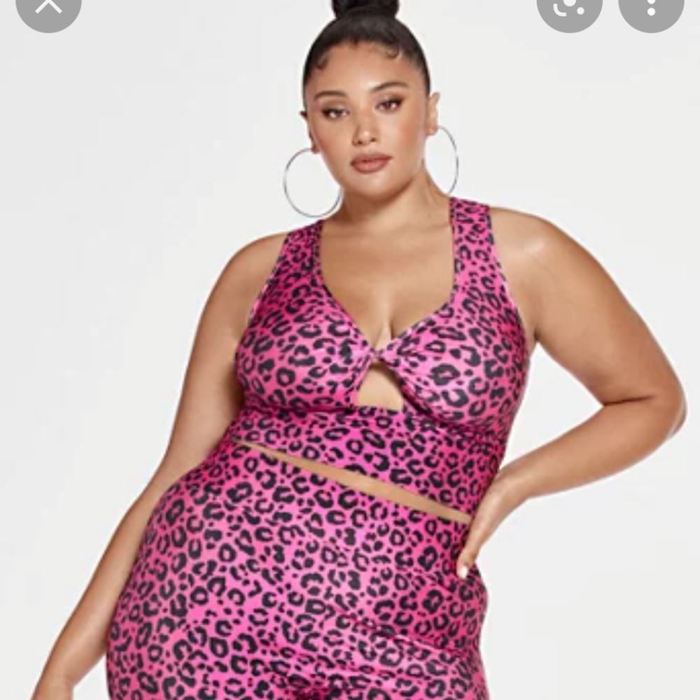 FTF Animal Print Cutout TANK